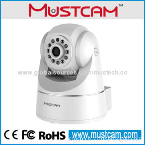 720-pixel H.264 Home Security Camera with Two-way Talk, SD Card, IR-cut, Plug-and-play Function
